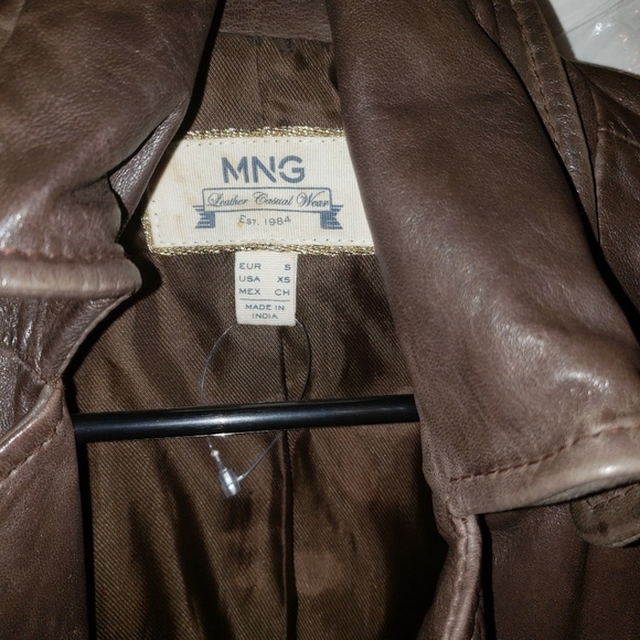 MNG LEATHER JACKET (WAIST LENGTH) - Picture 2 of 6